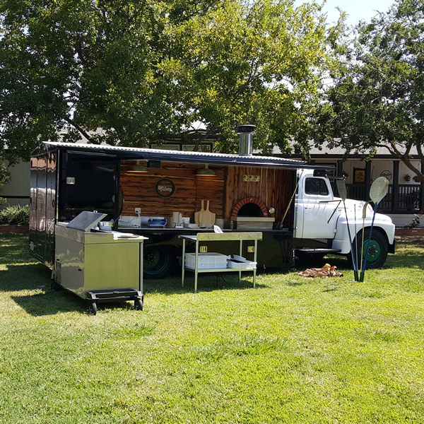 Catering Food Truck Wood Fired Gourmet Pizza Weddings
